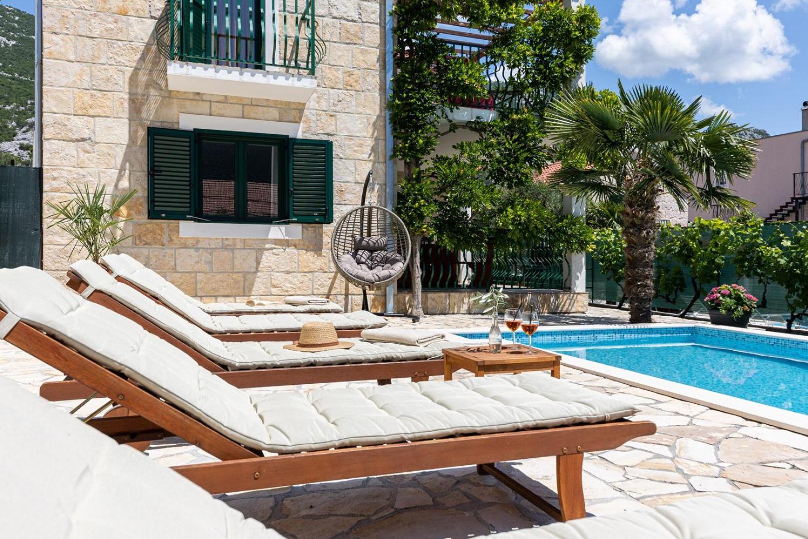 Villa Josip Near Omis , Private Pool Bagian luar foto