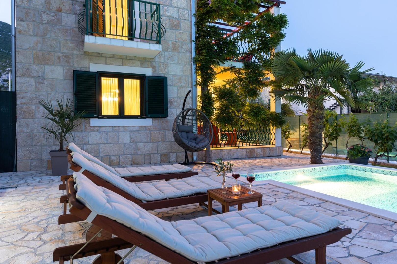 Villa Josip Near Omis , Private Pool Bagian luar foto